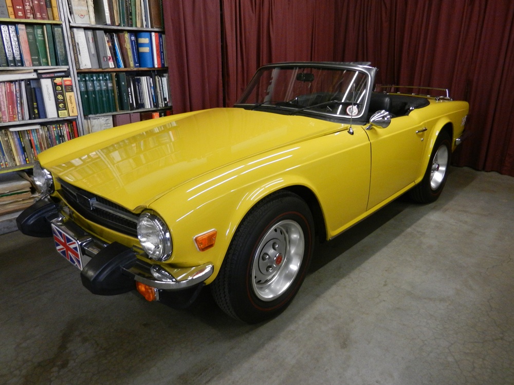 1976 Triumph TR6 convertible. 