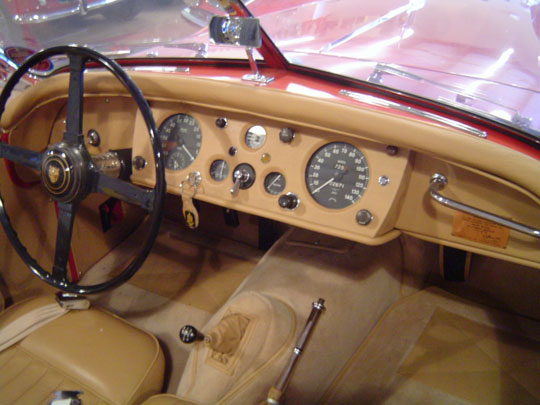 1956 Jaguar XK 140 OTS Passenger View